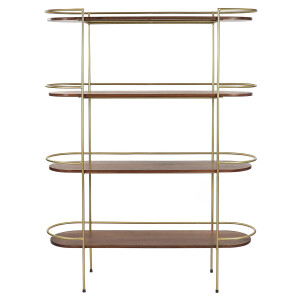 Wandkast 4 Schappen Artdeco | Pomax