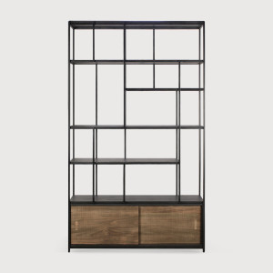 Ethnicraft Wandkast 'Studio' Teakhout, 205 x 120cm