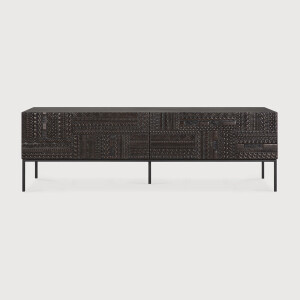 Ethnicraft TV-meubel 'Tabwa' Gevernist Teakhout, 160cm