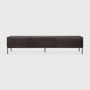 Ethnicraft TV-meubel 'Grooves' Gevernist Teakhout, 242cm