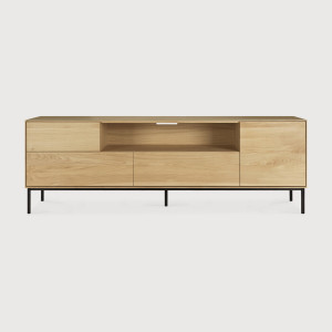 Ethnicraft TV-meubel 'Whitebird' Gevernist Eikenhout, 180cm