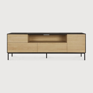 Ethnicraft TV-meubel 'Blackbird' Geolied Eikenhout, 180cm