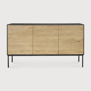 Ethnicraft Dressoir 'Blackbird' Gevernist Eikenhout, 150cm