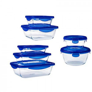 Pyrex Cook & Go Schalen - Set van 7 Stuks