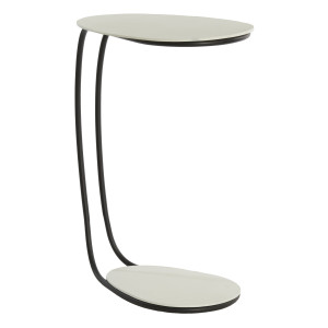 Light & Living Bijzettafel 'Marsh' 42 x 27cm, kleur Crème