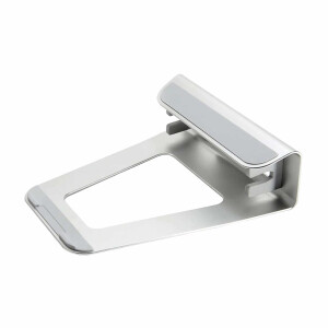 QUVIO Laptophouder met opbergfunctie - 22,5 x 21 x 6,5 cm (lxbxh)