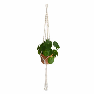 QUVIO Plantenhanger voor bloempot - Gevlochten touw
