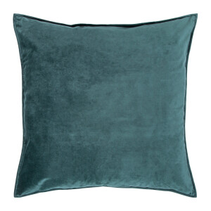 QUVIO Sierkussenhoes - 45x45cm - Fluweel - Donkergroen