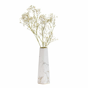 QUVIO Vaas - Marble look - Keramiek