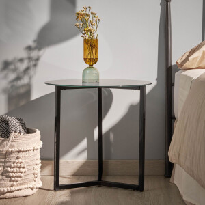 Kave Home Bijzettafel 'Raeam', kleur zwart