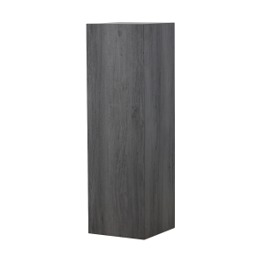 Rana houten decoratieve zuil zwart - 130 x 40 cm