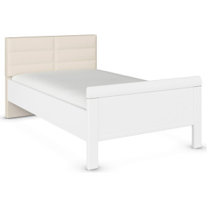 rauch Bed Evelyn in comfortabele hoogte met gestoffeerd hoofdeinde in elegante stijl made in germany