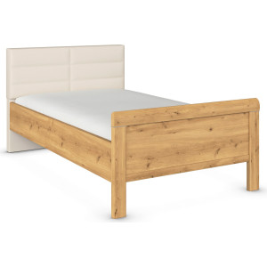 rauch Bed Evelyn in comfortabele hoogte met gestoffeerd hoofdeinde in elegante stijl made in germany