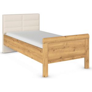 rauch Bed Evelyn in comfortabele hoogte met gestoffeerd hoofdeinde in elegante stijl made in germany