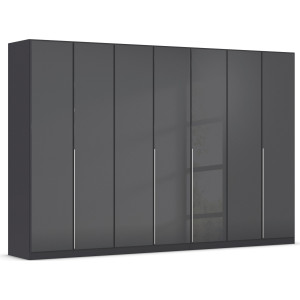 rauch Draaideurkast Kledingkasten kast garderobe AGORDO met glazen front doordachte binnenuitrusting, in 6 breedtes en 2 hoogtes made in germany