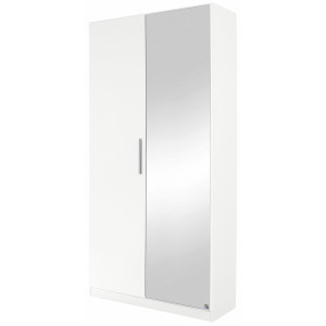 rauch Schoenenkast Garderobekast Draai-deurskast Kledingkast Kast MINOSA met spiegel, breedte 91 cm met 6 schoenenplanken made in germany
