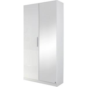 rauch Schoenenkast Garderobekast Draai-deurskast Kledingkast Kast MINOSA met spiegel, breedte 91 cm met 6 schoenenplanken made in germany