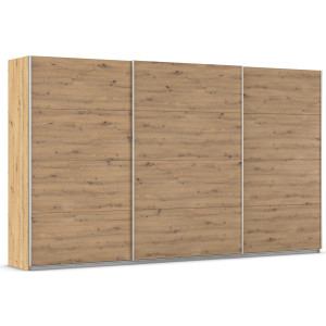 rauch Schuifdeurkast Kledingkast kast garderobe AGORDO met decor- of hoogglansfront doordachte binnenuitrusting, in 4 breedtes en 2 hoogtes made in germany