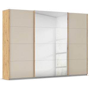 rauch Schuifdeurkast Kledingkasten kast garderobe AGORDO met glazen front doordachte binnenuitrusting, in 4 breedtes en 2 hoogtes made in germany