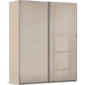 rauch Schuifdeurkast Kledingkast Kast Garderobe Slaapkamerkast SCALE-DUO edel tweedelige deuren glas-front met 3 sierlijsten made in germany