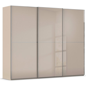 rauch Schuifdeurkast Kledingkast Kast Garderobe Slaapkamerkast SCALE-DUO edel tweedelige deuren glas-front met 3 sierlijsten made in germany