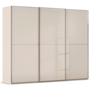 rauch Schuifdeurkast Kledingkast Kast Garderobe Slaapkamerkast SCALE-DUO edel tweedelige deuren glas-front met 3 sierlijsten made in germany
