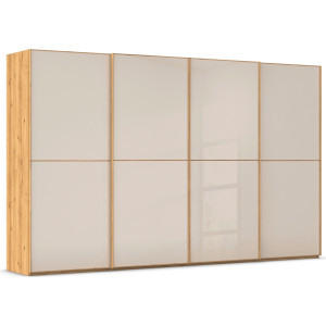 rauch Schuifdeurkast Kledingkast Kast Garderobe Slaapkamerkast SCALE-DUO edel tweedelige deuren glas-front met 3 sierlijsten made in germany