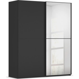 rauch Schuifdeurkast Kledingkast Kast Garderobe Slaapkamerkast SCALE-DUO edel tweedelige deuren, spiegel en 3 sierlijsten made in germany