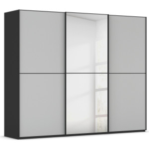 rauch Schuifdeurkast Kledingkast Kast Garderobe Slaapkamerkast SCALE-DUO edel tweedelige deuren spiegel/glas-mix 3 sierlijsten made in germany