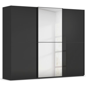 rauch Schuifdeurkast Kledingkast Kast Garderobe Slaapkamerkast SCALE-DUO edel tweedelige deuren spiegel/glas-mix 3 sierlijsten made in germany