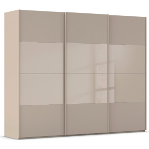 rauch Schuifdeurkast Kledingkast Kast Garderobe Slaapkamerkast SCALE-FYRA edel vierdelige deuren glas mat/glanzend veel kleuren made in germany