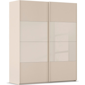 rauch Schuifdeurkast Kledingkast Kast Garderobe Slaapkamerkast SCALE-FYRA edel vierdelige deuren glas mat/glanzend veel kleuren made in germany