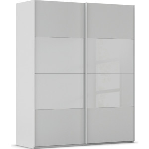 rauch Schuifdeurkast Kledingkast Kast Garderobe Slaapkamerkast SCALE-FYRA edel vierdelige deuren glas mat/glanzend veel kleuren made in germany