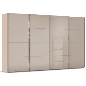 rauch Schuifdeurkast Kledingkast Kast Garderobe Slaapkamerkast SCALE-FYRA edel vierdelige deuren met glas-front veel kleuren made in germany