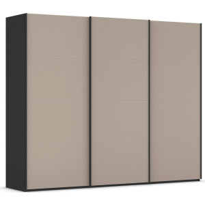 rauch Schuifdeurkast Kledingkast Kast Garderobe Slaapkamerkast SCALE-FYRA edel vierdelige deuren met glas-front veel kleuren made in germany