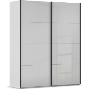 rauch Schuifdeurkast Kledingkast Kast Garderobe Slaapkamerkast SCALE-FYRA edel vierdelige deuren met glas-front veel kleuren made in germany