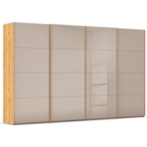 rauch Schuifdeurkast Kledingkast Kast Garderobe Slaapkamerkast SCALE-FYRA edel vierdelige deuren met glas-front veel kleuren made in germany