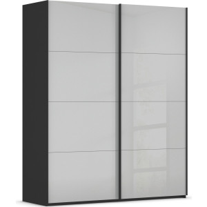 rauch Schuifdeurkast Kledingkast Kast Garderobe Slaapkamerkast SCALE-FYRA edel vierdelige deuren met glas-front veel kleuren made in germany