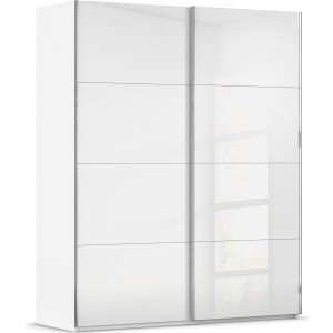 rauch Schuifdeurkast Kledingkast Kast Garderobe Slaapkamerkast SCALE-FYRA edel vierdelige deuren met glas-front veel kleuren made in germany