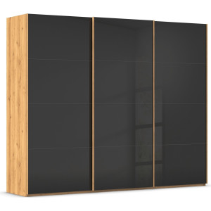 rauch Schuifdeurkast Kledingkast Kast Garderobe Slaapkamerkast SCALE-FYRA edel vierdelige deuren met glas-front veel kleuren made in germany