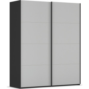 rauch Schuifdeurkast Kledingkast Kast Garderobe Slaapkamerkast SCALE-FYRA edel vierdelige deuren met glas-front veel kleuren made in germany
