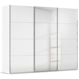rauch Schuifdeurkast Kledingkast Kast Garderobe Slaapkamerkast SCALE-FYRA edel vierdelige deuren spiegel/glas-mix veel kleuren made in germany