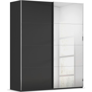 rauch Schuifdeurkast Kledingkast Kast Garderobe Slaapkamerkast SCALE-FYRA edel vierdelige deuren spiegel/glas-mix veel kleuren made in germany