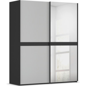 rauch Schuifdeurkast Kledingkast kast garderobe slaapkamerkast SCALE-LINE edel uiterlijk met buikband met glas/spiegel-front made in germany