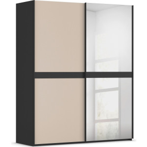 rauch Schuifdeurkast Kledingkast kast garderobe slaapkamerkast SCALE-LINE edel uiterlijk met buikband met glas/spiegel-front made in germany