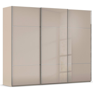 rauch Schuifdeurkast Kledingkast kast garderobe slaapkamerkast SCALE-TRIO edel drievoudig front met 2 sierlijsten glasfront made in germany