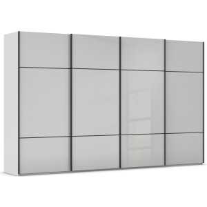 rauch Schuifdeurkast Kledingkast kast garderobe slaapkamerkast SCALE-TRIO edel drievoudig front met 2 sierlijsten glasfront made in germany
