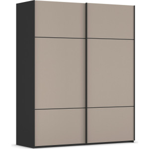 rauch Schuifdeurkast Kledingkast kast garderobe slaapkamerkast SCALE-TRIO edel drievoudig front met 2 sierlijsten glasfront made in germany