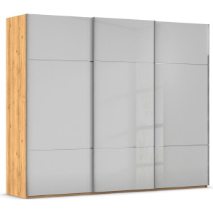 rauch Schuifdeurkast Kledingkast kast garderobe slaapkamerkast SCALE-TRIO edel drievoudig front met 2 sierlijsten glasfront made in germany