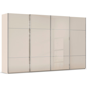rauch Schuifdeurkast Kledingkast kast garderobe slaapkamerkast SCALE-TRIO edel drievoudig front met 2 sierlijsten glasfront made in germany